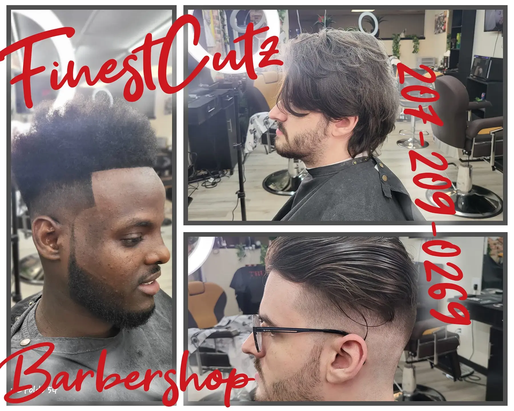 A range of cuts from the FinestCutz chair